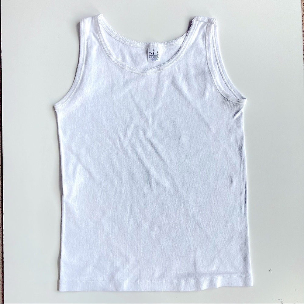 Women’s White Cotton Soft Tank Top